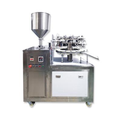 China High Efficient Semi Automatic Aluminum Tube Filling And Sealing Machine for sale