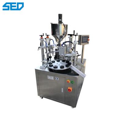 China Semi Automatic Plastic Hose Filling And Sealing Machine With PLC Control for sale