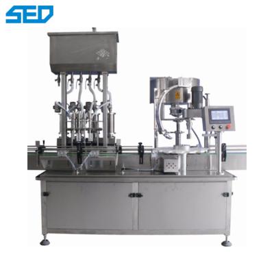 China Glass Bottle Filling And Capping Packaging Machine For Viscous Materials for sale