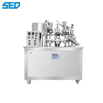 China Automatic Rotating Plastic Hose Tube Filling And Sealing Machine for sale