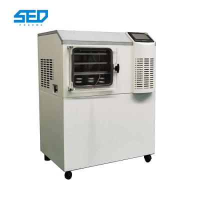 China SED-24XDG 220V 50HZ 304 Stainless Steel Food Vegetable 0.24m2 Freeze Dry Machine for sale