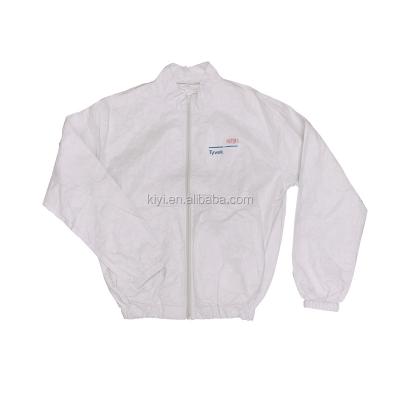 China Breathable Aluminum Plating Inside Dupont Tyvek Jacket Tyvek Hoody Jacket for sale