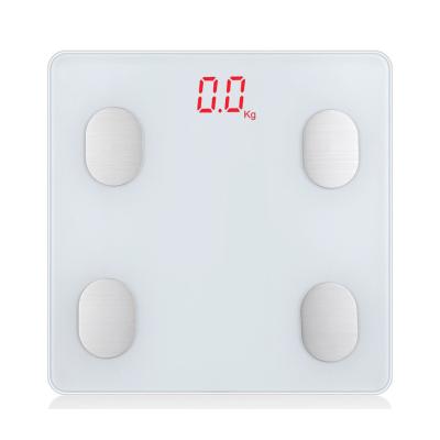 China Wireless Personal Fitness BMI Indicator Weighing Analysis Digital Body Scale 180kg 280*280 mm for sale