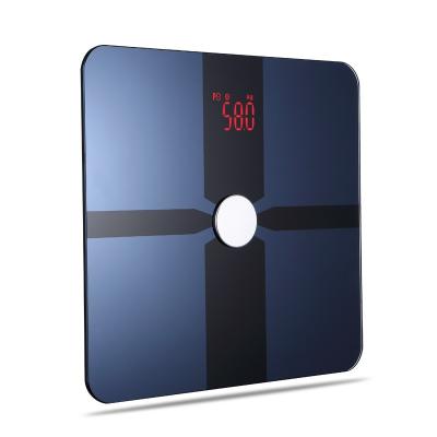 China Electronic Bathroom Scales Fitness 180KG/400LB Weight Precision Bluetooth Digital Glass Body Household Bathroom Scale for sale