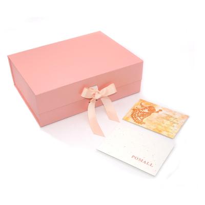 China Christmas Recyclable White Cute Recyclable Cardboard Product Pink Custom Storage Boxes Cardboard Gift Wrapping Paper Box For Package for sale