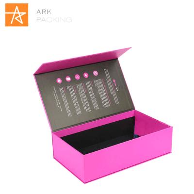 China Recyclable Luxury Large Gift Boxes Black Red Cardboard Package Large White Rose Gold Custom Packaging Paper Boxes With Logo for sale