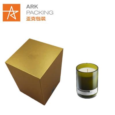 China Disposable Custom Wholesale Luxury Glass Container Candle Jars Gift Packaging Boxes With EVA Foam for sale