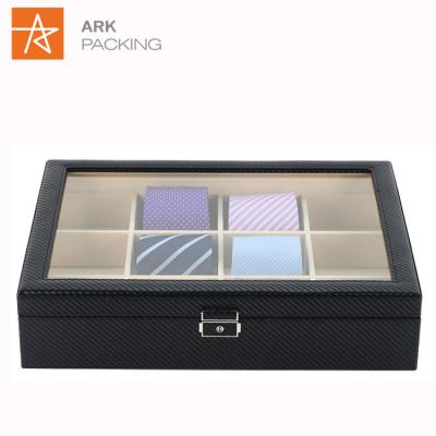 China Recycled materials luxury handmade custom brandable link box with china window for sale