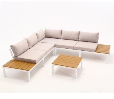 China Modern External Furniture L Shaped Sleeper Sofa for sale