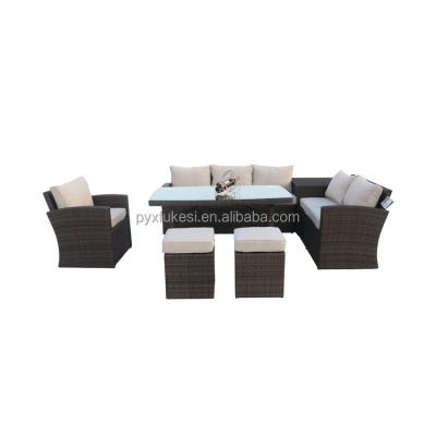 China New 2022 Modern Outdoor Garden Patio Corners Sofa Set Waterproof Furniture for sale