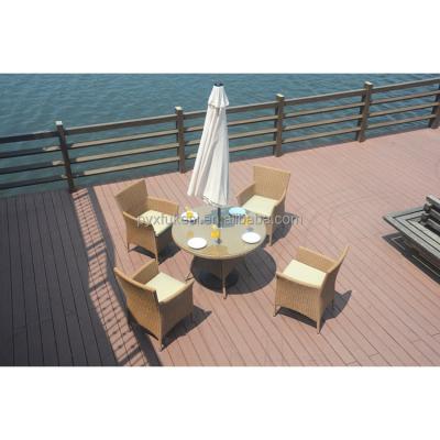 China Modern Transparent Wicker Outdoor Table Bar Counter Tempered Glass Casual Equipment for sale