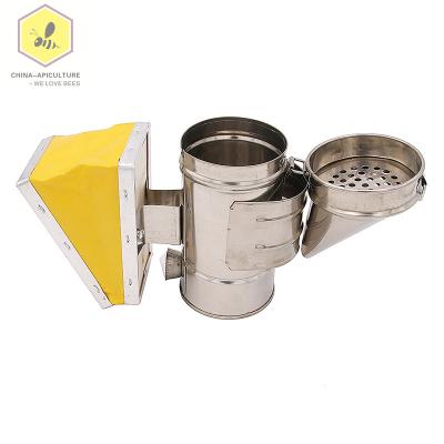 China Mini Smoker Beekeeping Tools Stainless Steel Mini Bee Smoker With Durable Bellow Australian Style Beekeeping Beekeeping Equipment for sale