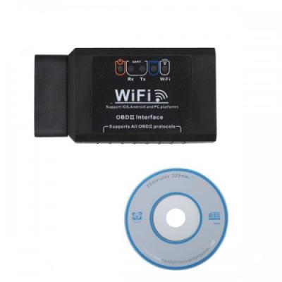 China Supports OBDII protocols. ELM327 WIFI OBD2 EOBD Scan Tool Support Android and iPhone/iPad Software V2.1 for sale