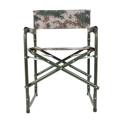 China Camouflage 2022 new outdoor portable folding oxford high strength fabrics/thickened steel pipe fishing chair camping chair light weight for sale