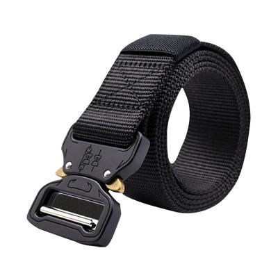 China Wholesale Nylon Military Army Police Buckle Quick Release Wear-resistance Tactical Belt for sale