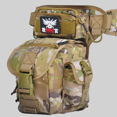 China Multifunctional Outdoor Military Water Proof Fan Tactical Bag, Special Forces Waterproof Leg Waist Hanging Bag for sale