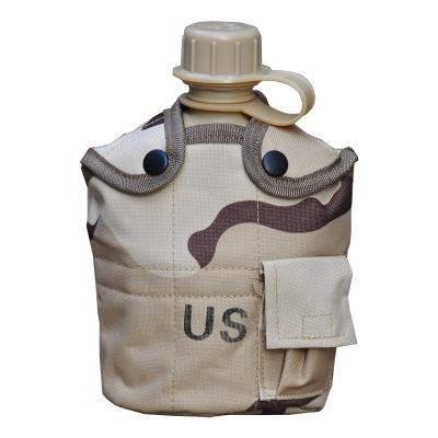 China 1L Outdoor Military Tactical Kettle Insulation Three-Piece Set USA Drop Increasing Backpacking Survival Water Bottle Portable Kettle for sale