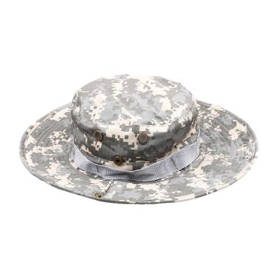 China Wholesale 2022 Summer Combat Training Camouflage Boonie Outdoor Hunting Men's Hat Quick-drying for sale