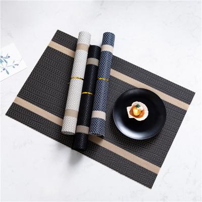 China 2021 Viable Nordic Luxurious Elegant French White Coloring Place Mats Dining Room Table Mats for sale