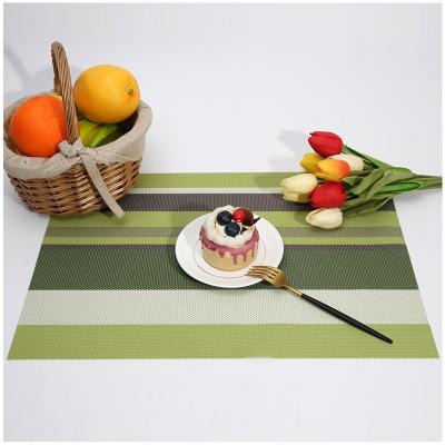 China Viable Luxurious Elegant Dining Place Mats Individuals Pvc Table Covers Placemat for sale