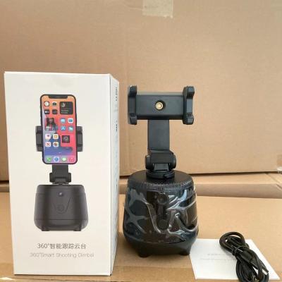 China Smart Cell Phone Bracket Smart AI 360 Rotation Face Tracking Selfie Stick Tripod Gimbal Robot Personal Camera Mobile Phone Stand for sale