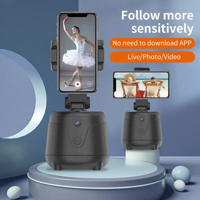 China Mobile Phone Auto Face Tracking Gimbal Stabilizer 360 Degree Rotation Phone Holder Tripod Stand For Phone Camera Selfie Stick for sale