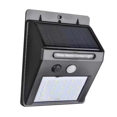 China Solar Garden Light 20 SMD LED IP65 Wireless Waterproof Motion Sensor Light 3W Solar Lamp for Wall Street Garden for sale