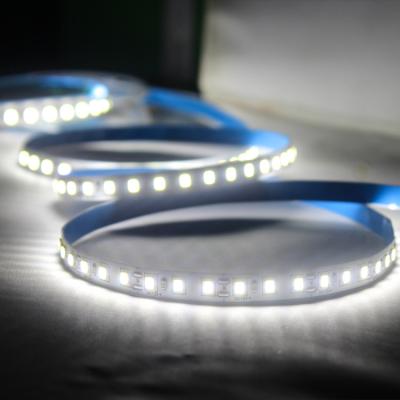 China Desktop Led Strip Light Flexible DC12V 24V 2835 Brightness High 5 Meter Cold While Warm White Led Strip Lights for sale