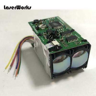 China RS232 TTL 1500 Meter OEM Laser Range Finder Module 59*30*34mm for sale