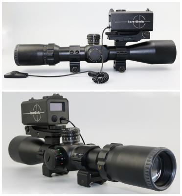 China Rifle Scope Mounted Mini Sized Hunting Laser Rangefinder 81.1*39*65mm for sale