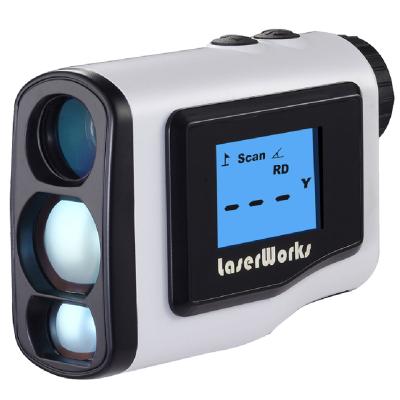 China LaserWorks Golf Rangefinder with Slope, Pinseeker + Flip, Wholesale Price OEM Logo 106x35x73mm for sale