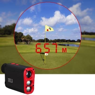 China Vivid Image Reproduction Technology LaserWorks Red Display Low 800 Yards Golf Rangefinder With Slope Compensation Pin Seek Shake for sale