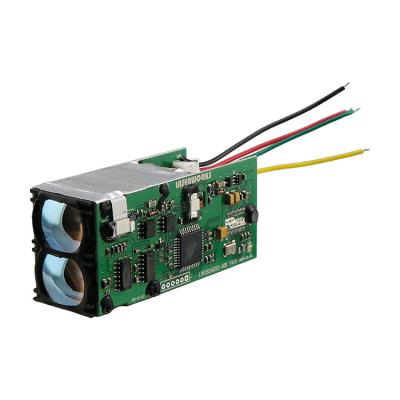 China Laser Works 600m LRF Laser Range Finder RS232 Interface Distance Sensor Laser Distance Module 74x33x31 mm for sale