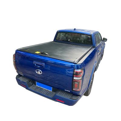 China Sturdy And Durable Universal No Drilling Retractable Truck Bed Covers Tonneau Cover 4x4 Aluminum For Changcheng Pao for sale