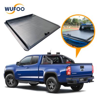 China D'Aoller Bedspread Pickup Truck Flap Cover Sturdy And Durable Aluminum Retractable Tonneau Hard Cover For Chevrolet Colorado for sale