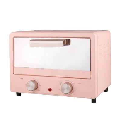 China Household Mini Oven 10L Oven Pizza Oven Cake Toaster Pink Kitchen Appliance for sale