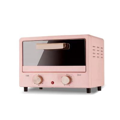 China Car Pink Small Mechanical Timer Control Mini Grill Toaster Oven For Portable Kitchen Appliance for sale