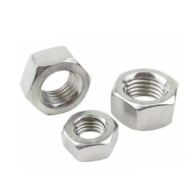 China General Industry 304 Stainless Steel 18-8 Thread GB6170 Hex Nuts Metric Thickened Nut M4 M5 M6 M8 M10 M12 M14 M16 M18 M20 M22 M24 M30 for sale