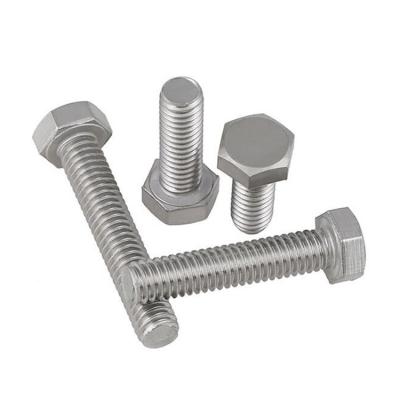 China A2-70 304 Stainless Steel Flat Metric Full Thread GB5783 Outside Hex Head Bolt External Hex Head Screw M6 M8 M10 M12 Customized for sale