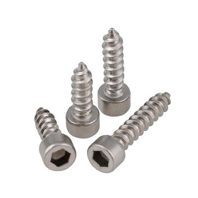 China Allen Hexagon Hex Socket Cap Cheese 304 Stainless Steel Self Tapping Screw Allen Head ST2 2.5 2.6 3 4 5 ST6 ST6.3 for sale