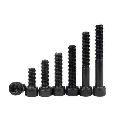 China Grade 12.9 Alloy Steel Hex Socket Black Cylindrical Head Cup Screw Cylindrical Head Allen High Strength Bolt M20M22M24M27M30M48M56 for sale