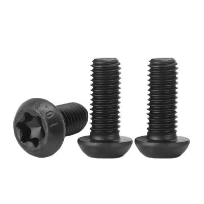 China Knob Plated Carbon Steel Black Torx Knob Grade Six-lobe Pan Round Head Machine Screws 10.9 Head Bolt M10*20*25*30*35*40*50*60 for sale