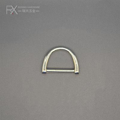 China Factory Custom Metal D-ring 25mm For Handbag Hardware D-ring Zinc Alloy Silver For Clothing Parts D-ring For Bag for sale