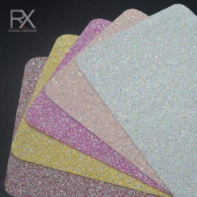 China Hot Sale Elastic Spandex Fabric Rainbow Glitter for sale