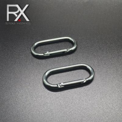 China Heavy Industry Logo Aluminum Swivel Carabiner Hooks custom made for sale