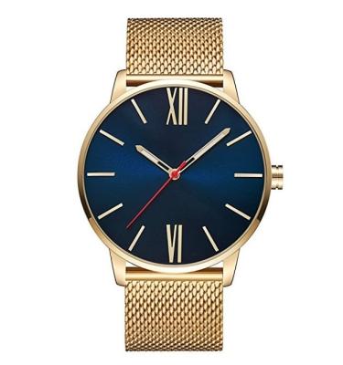 China Custom Water Resistant Mens Gold Watch Mens Brand Watch Factory for sale