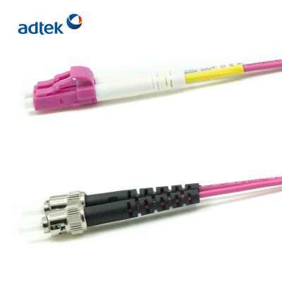 China Factory Price OM4 Multimode Fiber Optic Patch Tie Jumper Cable J4U2U2243MP-VT for sale