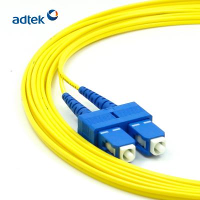 China Single Mode Duplex LC To SC Patch Cord Fiber Optic Cable Price J4U1U2293MP-YL for sale