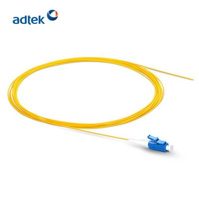 China Free Sample Yellow Tight Buffer LC/UPC Fiber Optic Pigtail JP4U21191MP-YLT for sale