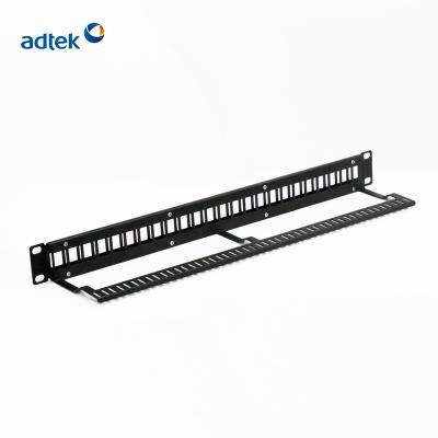 China Matel Hot Selling Top Quality Listed 24 Ports Cat6 Patch Panels for sale